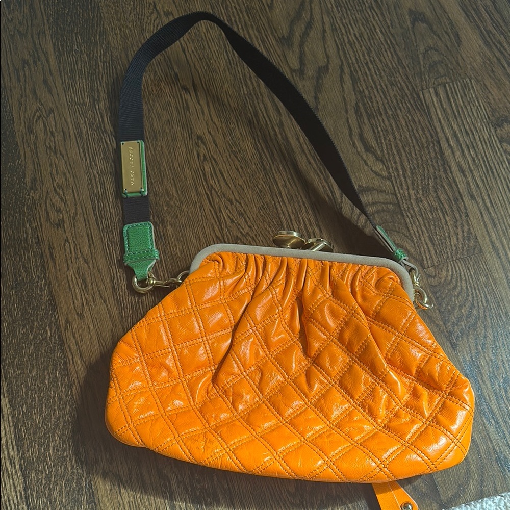 Marc Jacobs Orange Quilted Leather Women's Bag